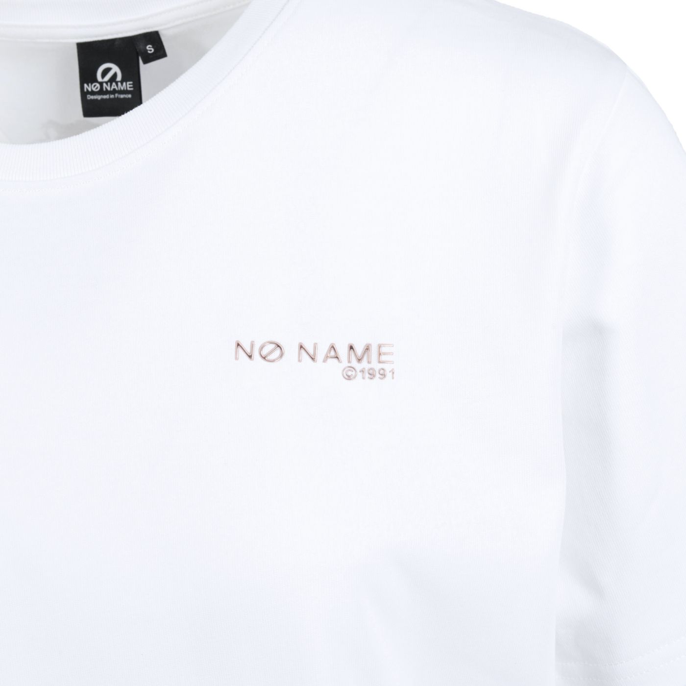 CARTER T SHIRT W - COTTON - BIANCO/ORO